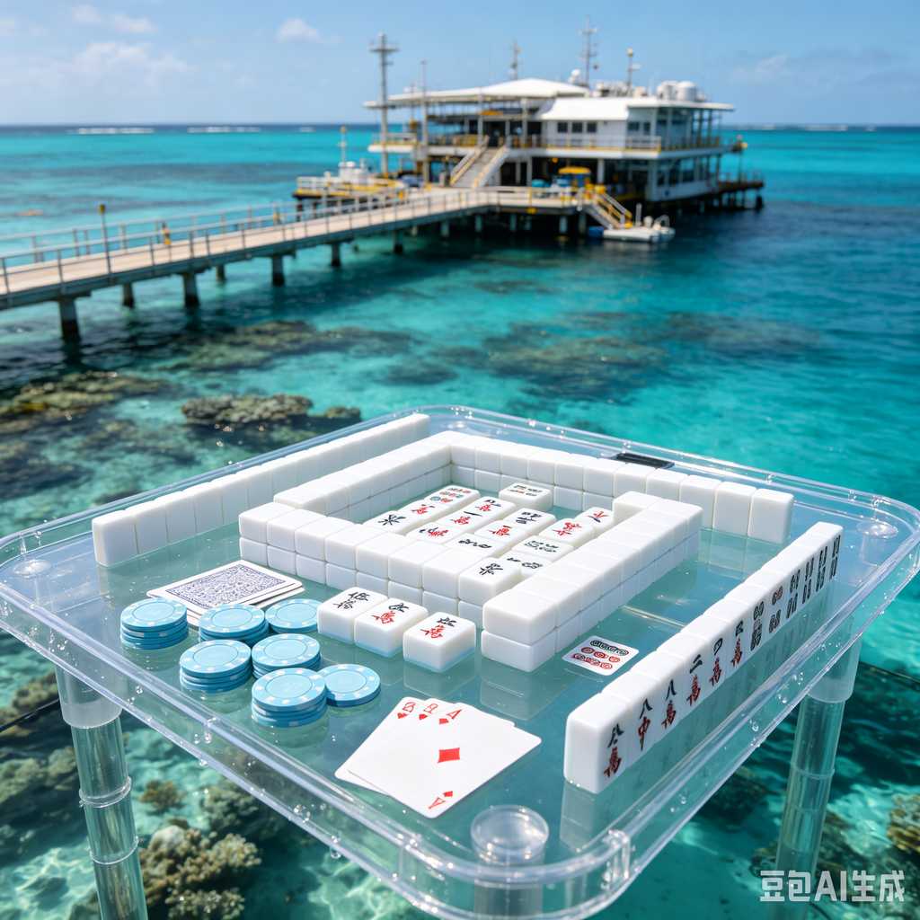 clear transparent mahjong tiles