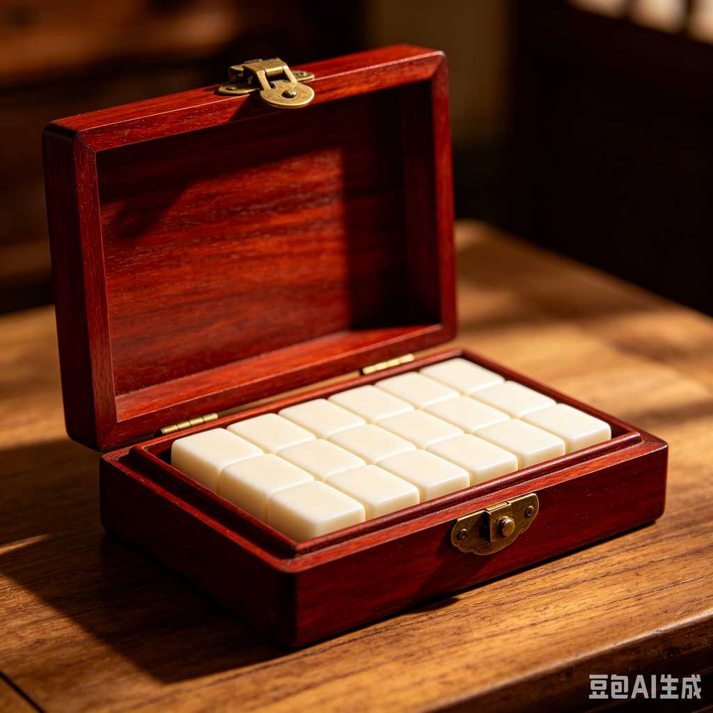 pattern printed mahjong packaging